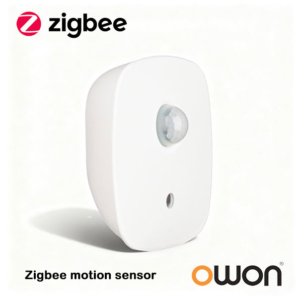 A commercial-grade OWON Zigbee motion sensor with PIR, temperature, and ambient light detection, designed for reliable occupancy sensing and automation in smart buildings.