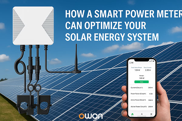 Diagram comparing smart meter features for solar panel and battery storage system monitoring