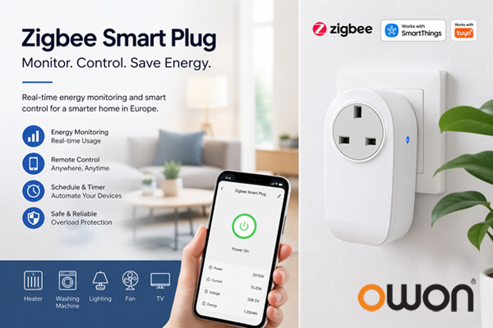 Zigbee power meter plugs for home energy monitoring