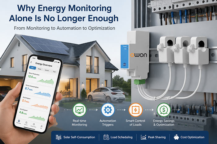 smart energy metering system with solar monitoring and energy automation